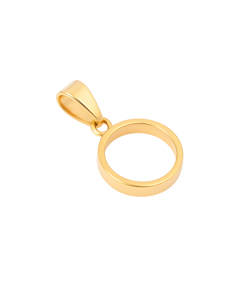 Gold Plated 12mm Stainless Steel Round Open Bezel Charm – Individual Pendant Frame for Jewellery & Resin Making!