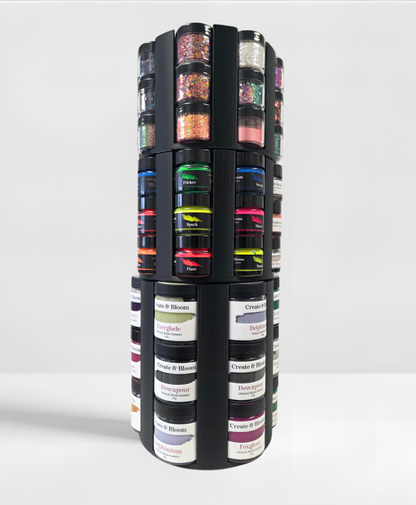 Stackable Resin Pigment and Glitter Storage Holders – Exclusive to Create & Bloom Crafts