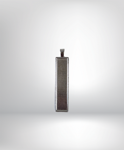 Silver Rectangular Bezel Pendant - Individually Sold for Resin Crafting!