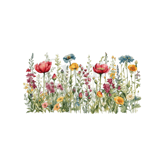 Premium UVDTF Vinyl Transfers for Resin Tumblers & Crafts: Cotswold Meadow!