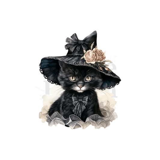 Premium UVDTF Vinyl Transfers for Resin Tumblers & Crafts: Hocus Pocus Purr!