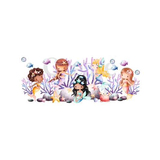 Premium UVDTF Vinyl Transfers for Resin Tumblers & Crafts: Mermaid!