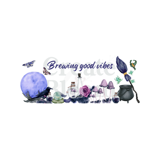 Premium UVDTF Vinyl Transfers for Resin Tumblers & Crafts: Witch vibes!
