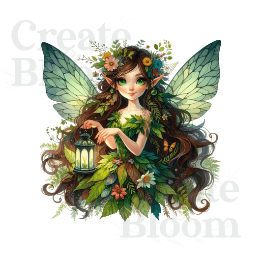 Premium UVDTF Vinyl Transfers for Resin Tumblers & Crafts: The Wildwood Fairy!