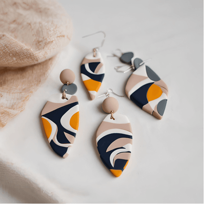 Zoom & Bloom : The Art of Abstract Polymer Clay Earring Workshop!