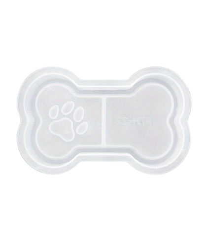 Silicone Mould for Resin Crafts - Pet Treat Wishes Paw Tray Mould!