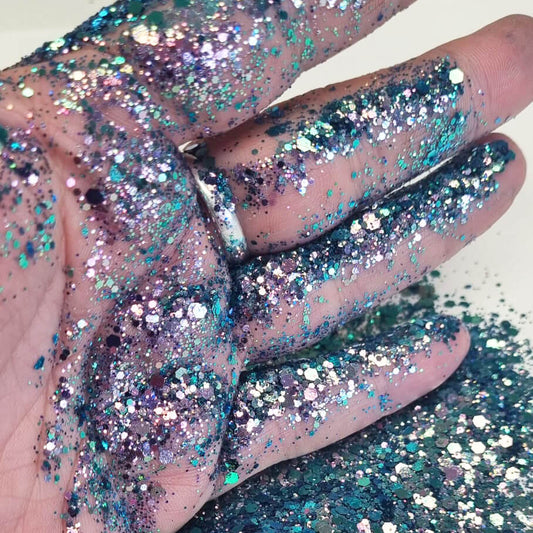 Ultra Chameleon Colour Shift Bloom Glitter: Brave