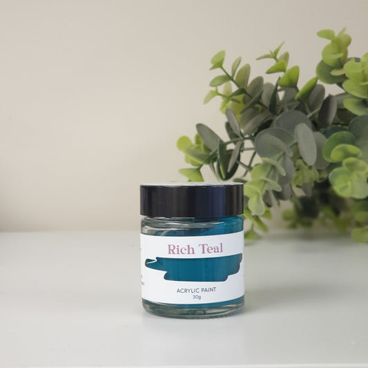 Professional Bloom Acrylic Paint: Rich Teal