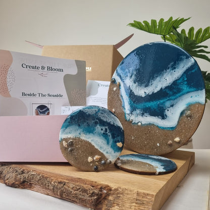Beside the Seaside Resin Art Craft Kit: Epoxy Resin Beach Art Kit!