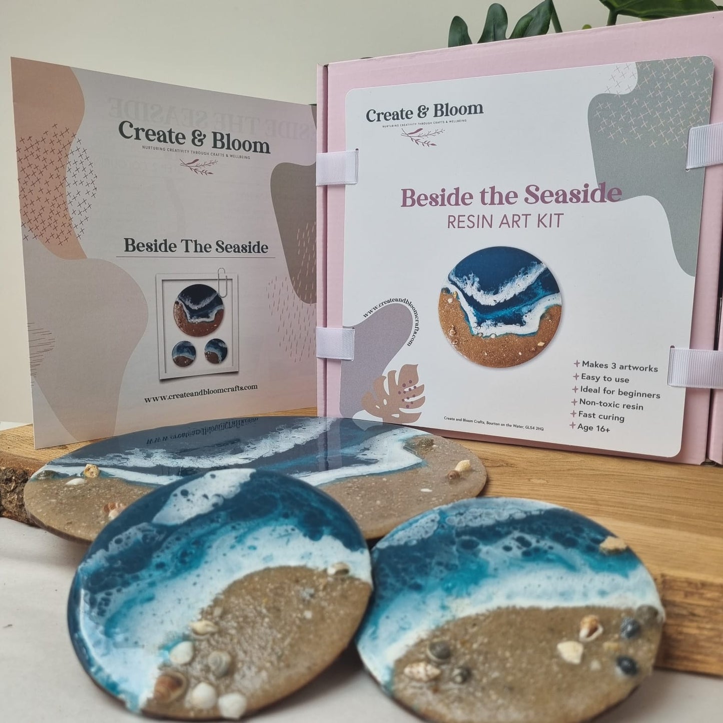 Beside the Seaside Resin Art Craft Kit: Epoxy Resin Beach Art Kit!