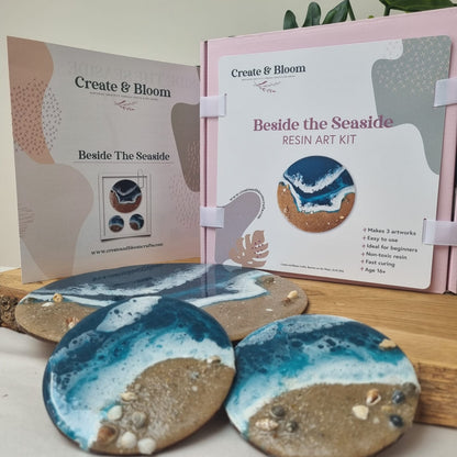 Beside the Seaside Resin Art Craft Kit: Epoxy Resin Beach Art Kit!