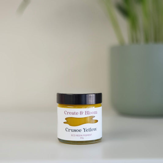 Eco-Resin Pigment: Crusoe Yellow