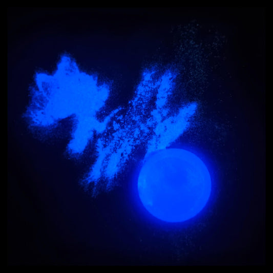 UV Glow Powder Pigment - Calypso Blue