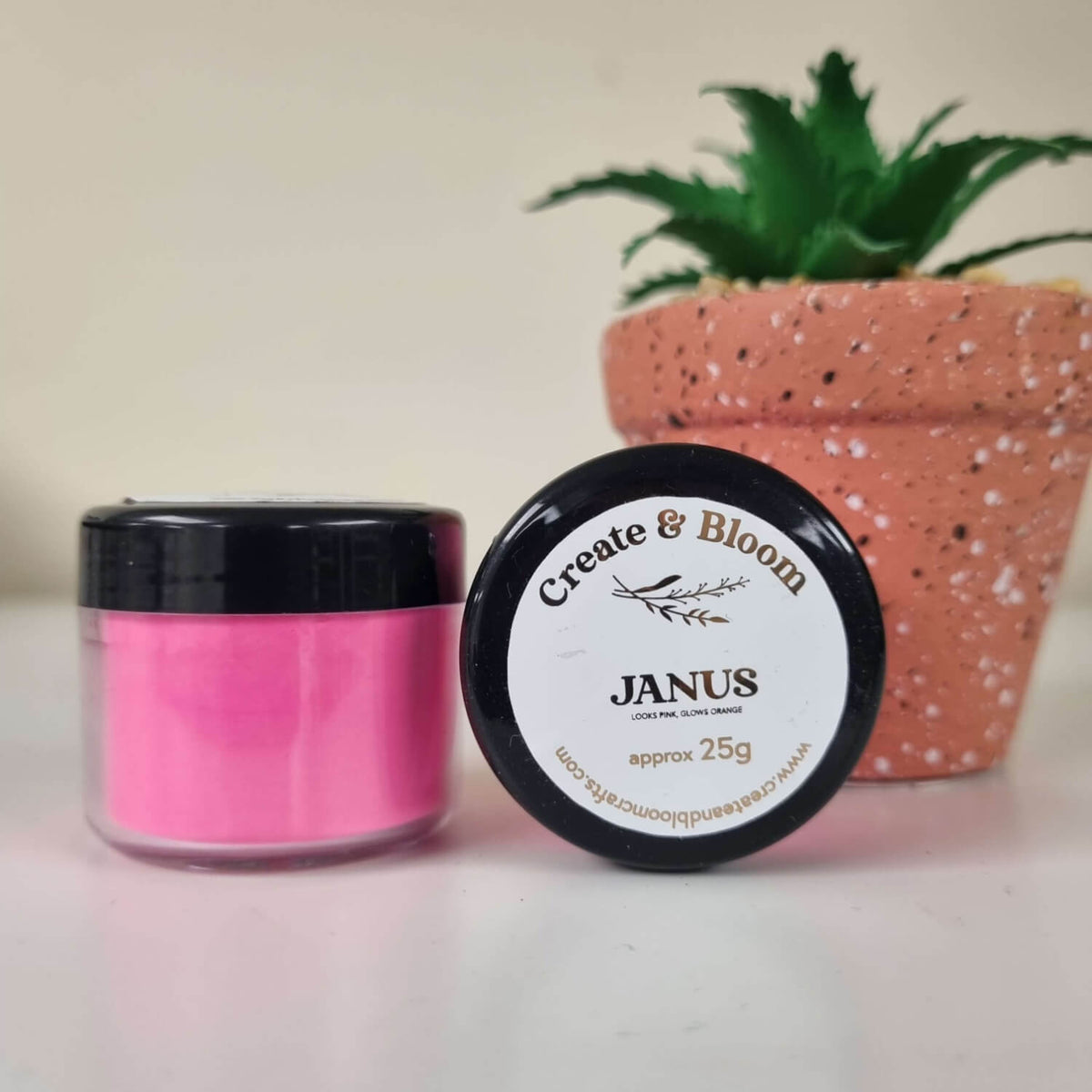 UV Glow Powder Pigment - Janus Orange – Create & Bloom Crafts