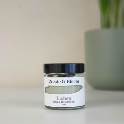 Opaque Resin Pigment: Lichen Green