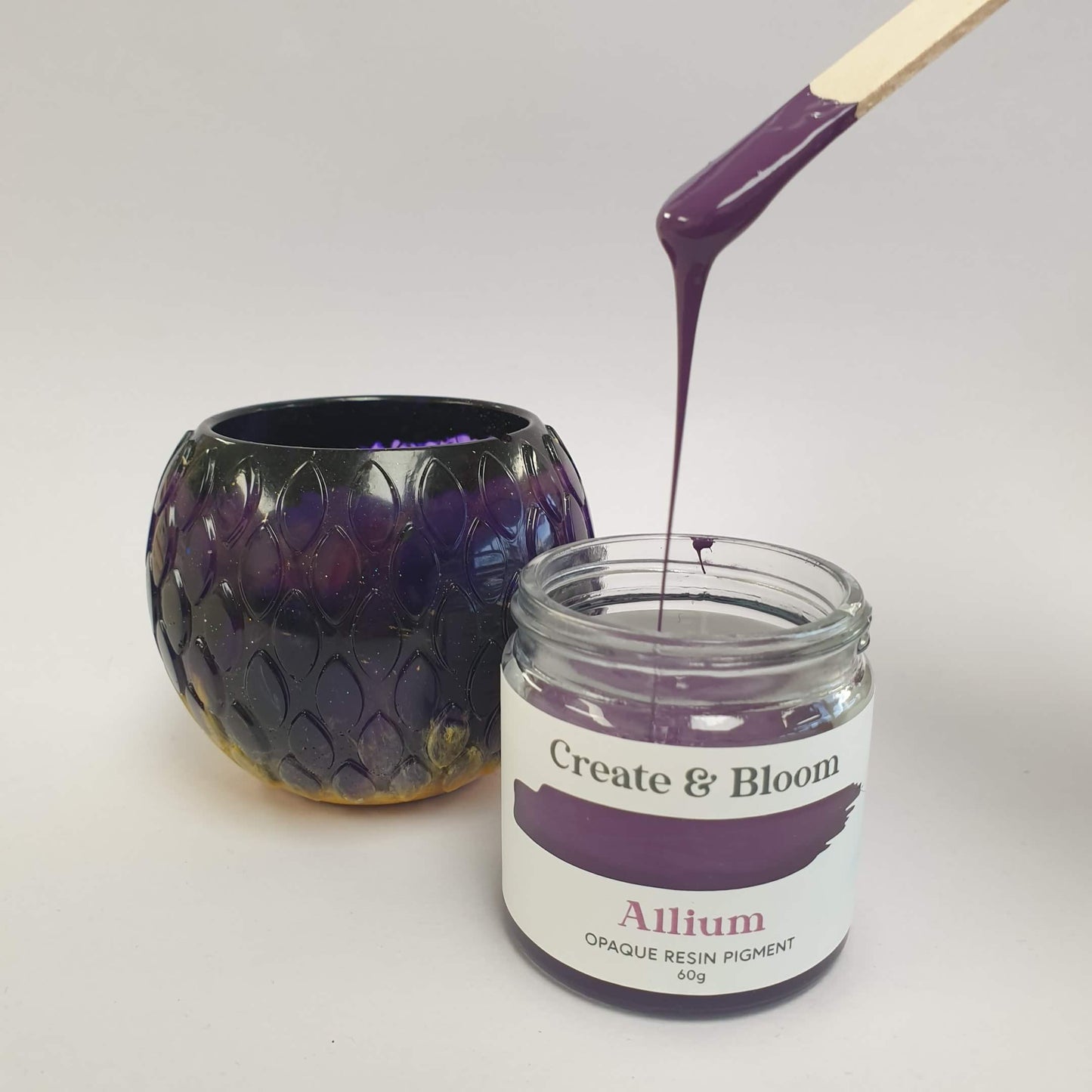 Opaque Resin Pigment: Allium Purple