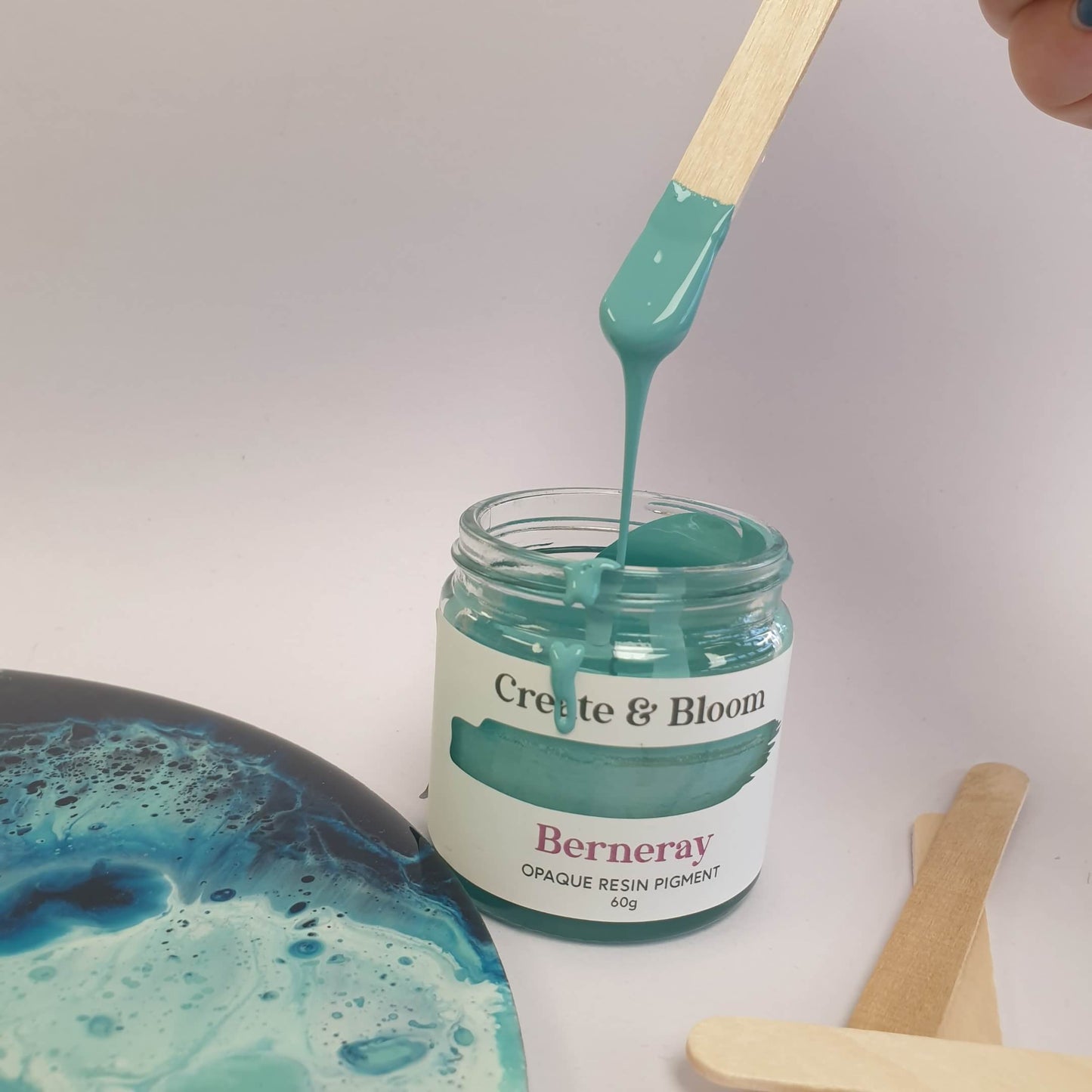 Opaque Resin Pigment: Berneray Aquamarine