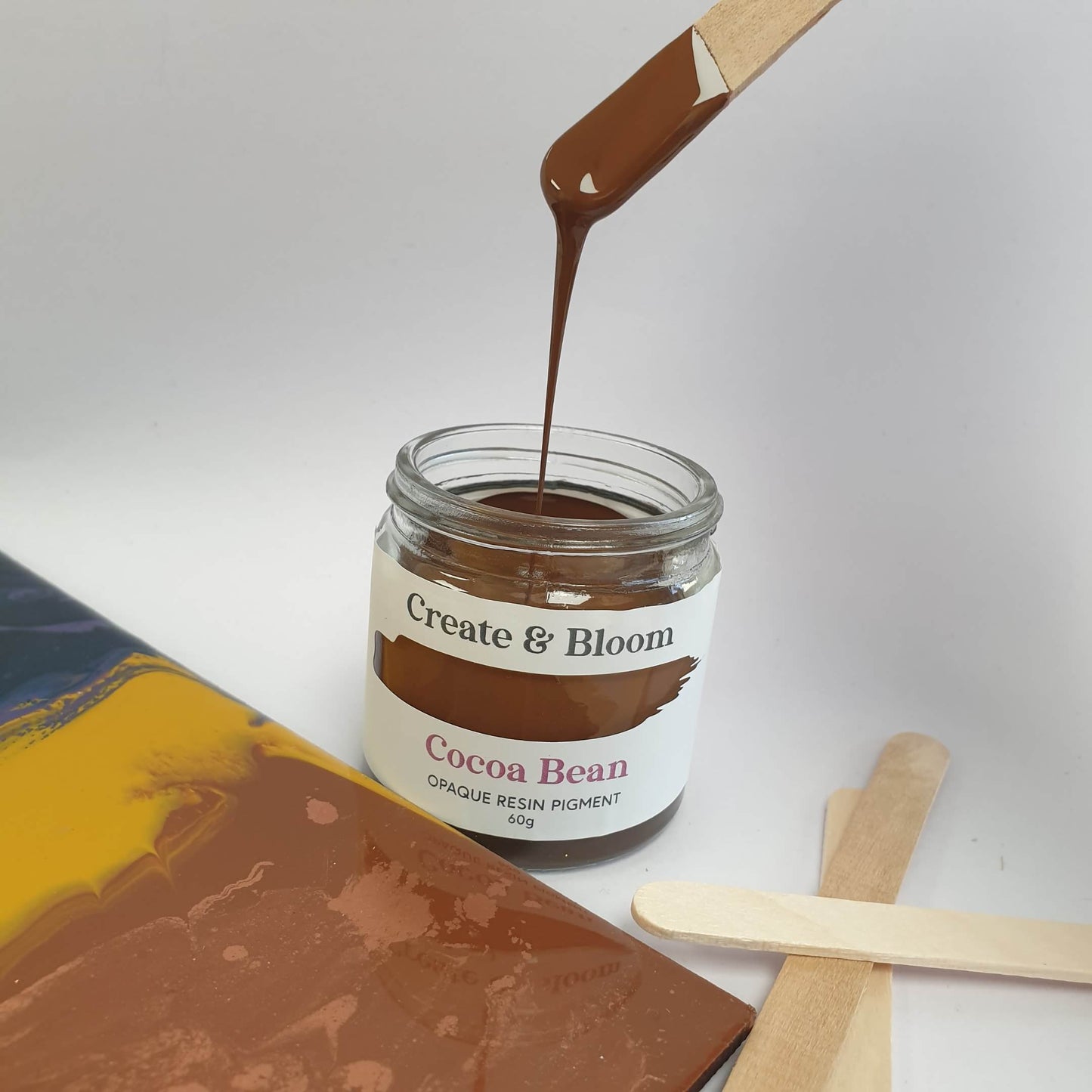 Opaque Resin Pigment: Cocoa Bean Brown