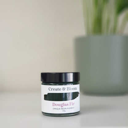 Opaque Resin Pigment: Douglas Fir Green