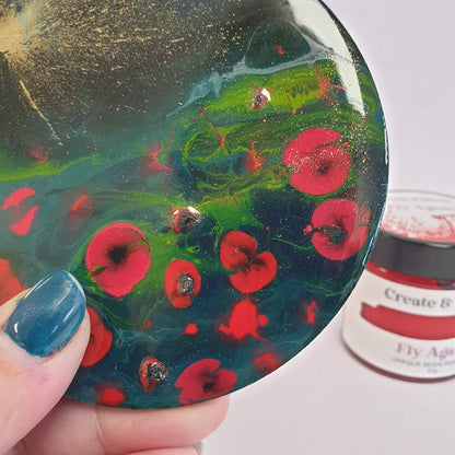 Opaque Resin Pigment: Fly Agaric Red