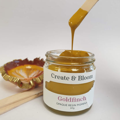 Opaque Resin Pigment: Goldfinch Yellow