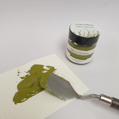 Professional Bloom Acrylic Paint: Olive Green