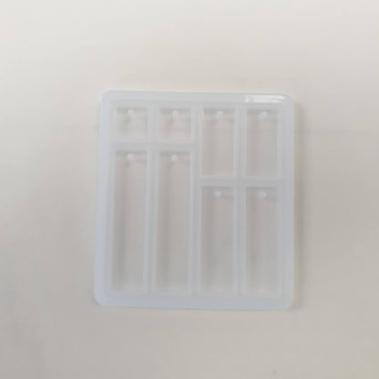 Silicone Mould for Resin Crafts - Rectangle Dangle No-Drill Earrings