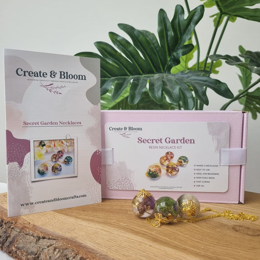 Secret Garden Resin Jewellery Kit