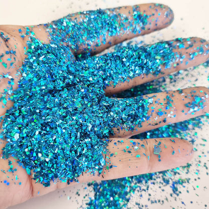 Ultra Holographic Bloom Glitter Shards: Chilly