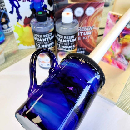 Apex Resin Quantum Fast Set 1L kit – rapid cure epoxy resin for tumblers