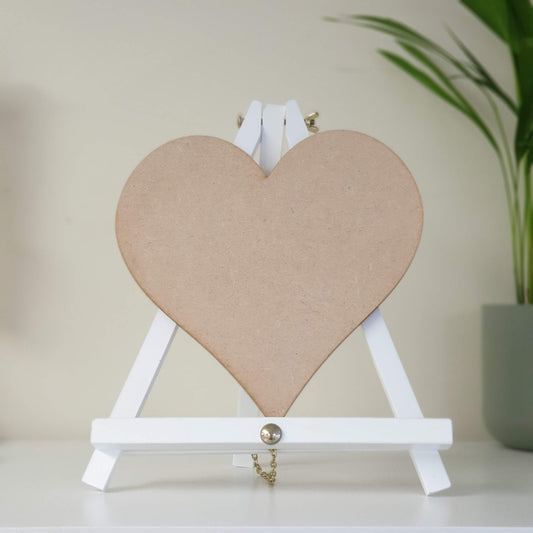MDF Heart Surface for Resin Art: Individual