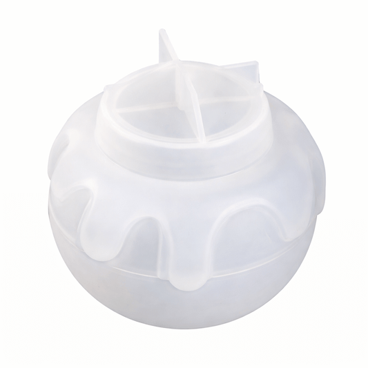 Trinket pot silicone mould for crafting and pouring arts