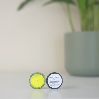 Mixed Media Neon Popping Mica: Laser Lemon!