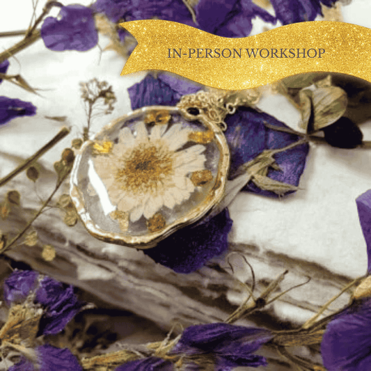 Botanical jewellery 
Flowers in resin
Resin workshop
Resin classes
Beginners class in resin
Preservation
Wedding flowers in resin