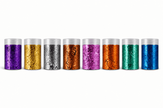 Metallic foil flakes for resin crafts in vibrant colours
Leaf flakes for resin art and mixed media creations
Iridescent foil flakes for epoxy resin projects
Decorative metallic flakes for jewellery and resin art
Premium foil flakes for crafting, resin and creative projects
High-shine metallic leaf flakes for resin pouring
Chunky foil flakes for bold resin designs
Reflective leaf flakes for art, crafts and resin work
Metallic craft flakes for coasters, trays and jewellery
Luxury foil flakes for creative resi