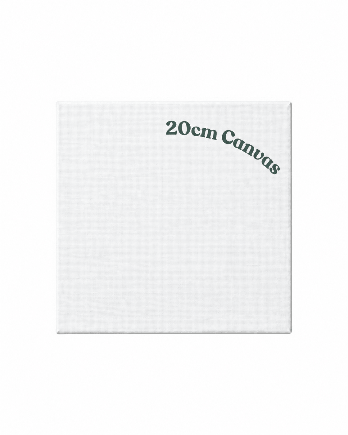 20cm Square MDF Canvas Panel for Resin Art, Painting & Mixed Media