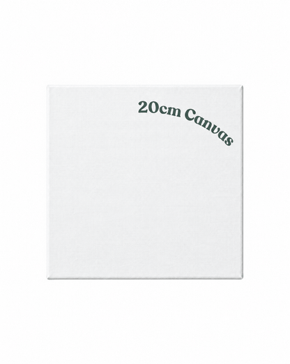 20cm Square MDF Canvas Panel for Resin Art, Painting & Mixed Media