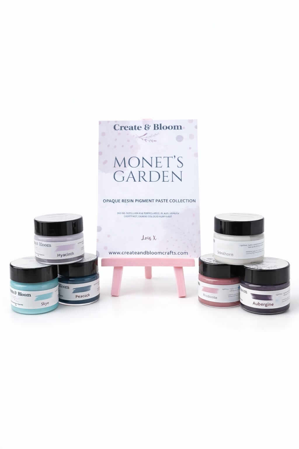 spring colours for resin
resin collection 
resin pigment 
resin pigment pastes
pink resin
off white pigment paste for resin