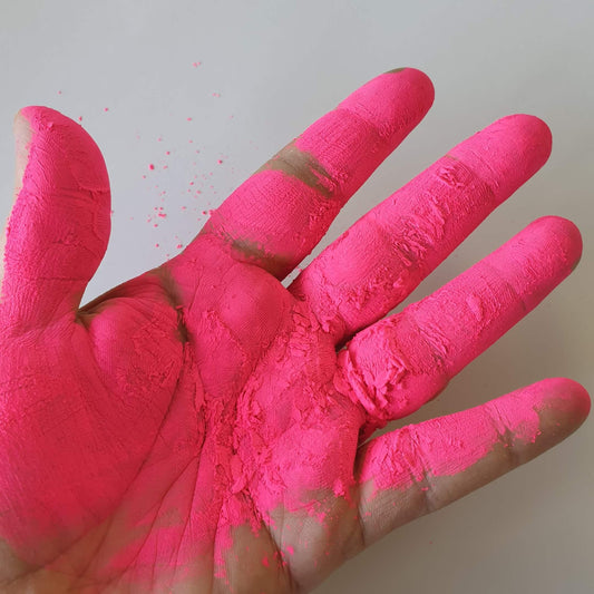 Mixed Media Neon Popping Pigment Powder: Parachute Pants Pink!