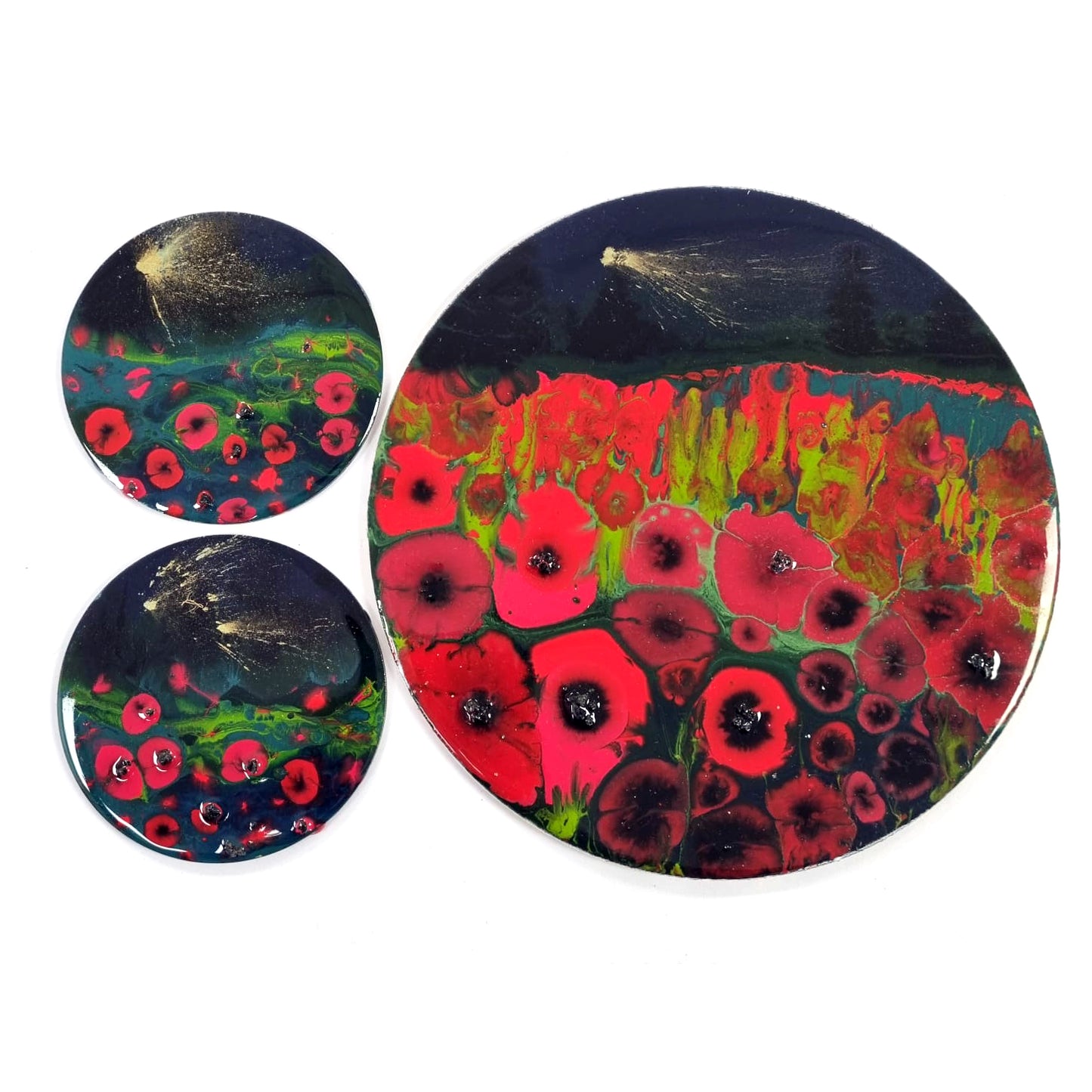 Lest We Forget Poppy Fields Resin Art kit: Craft Kit