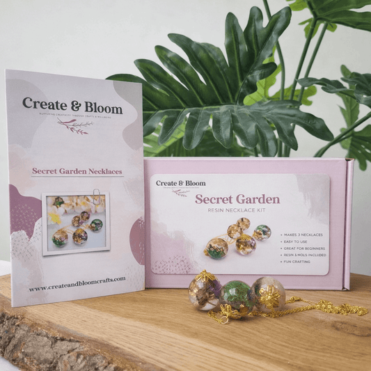 Secret Garden Resin Jewellery Kit