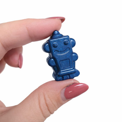 Blue mica pigment robot