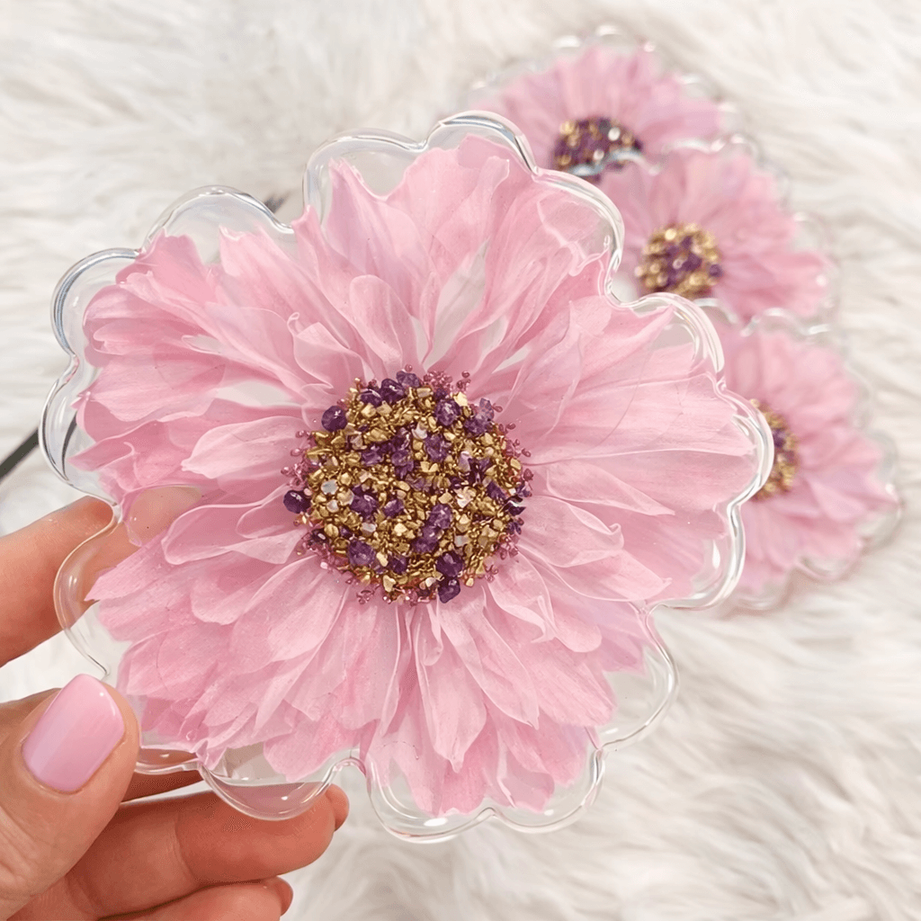 resin blooms
resin coasters
resin flower
flower mould 