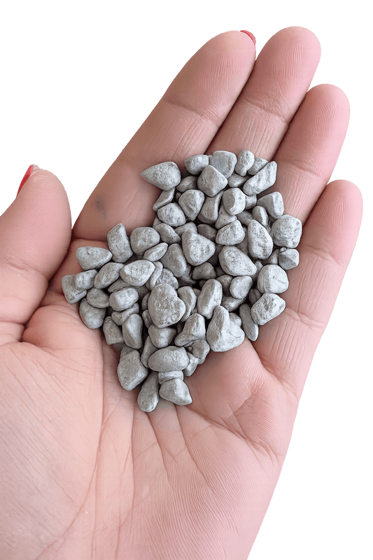 Bloom Texture - Silver Matt Decorative Rocks for Resin, Eco Pour & Creative Projects