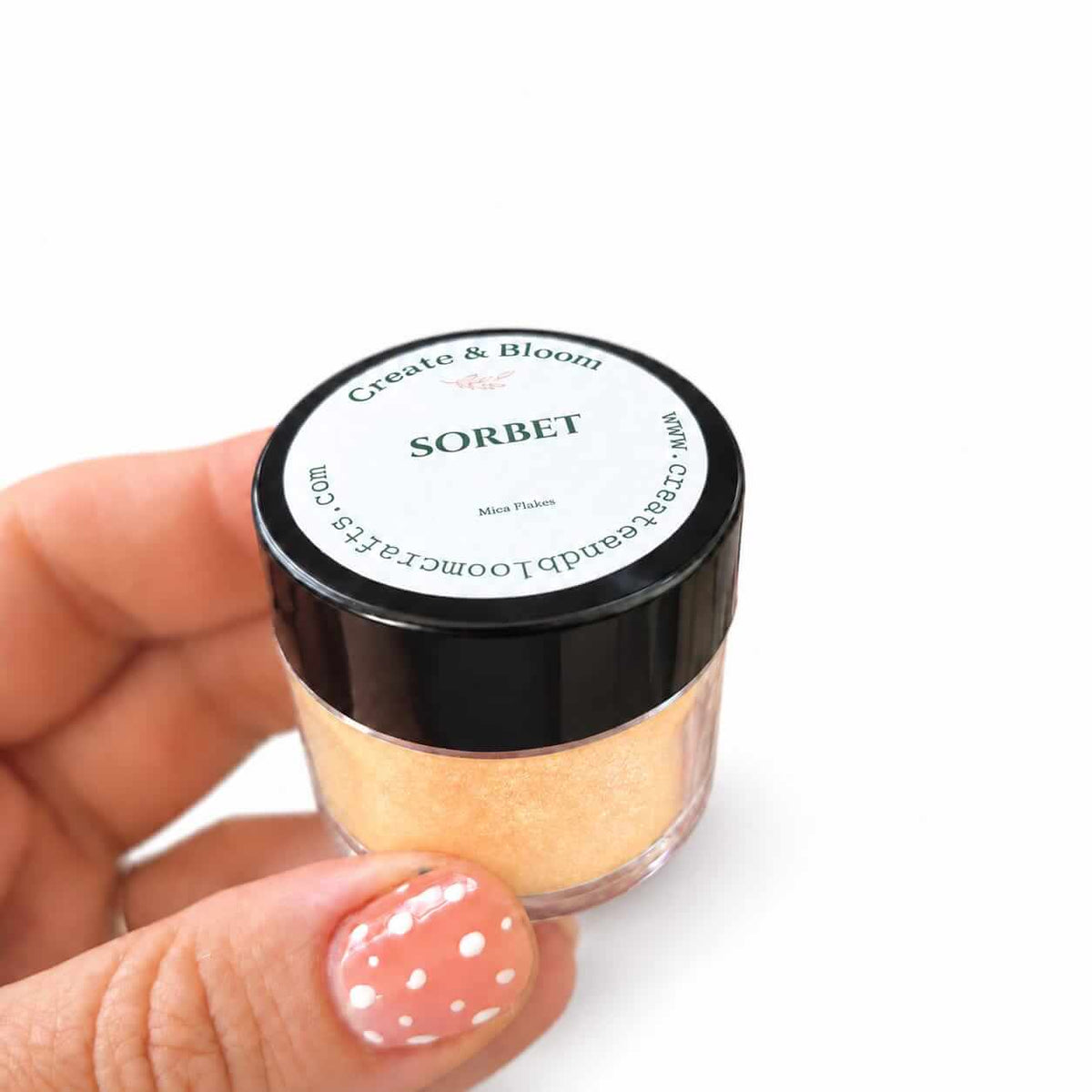 Crumble & Sparkle Synthetic Mica Flake: Sorbet!