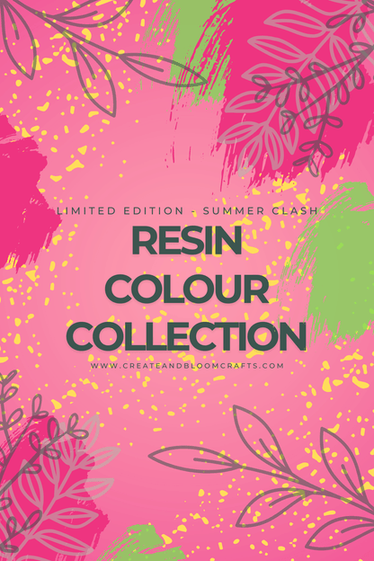 Set of 5 Luxury Pigment, Mica & Glitters: Summer Clash!