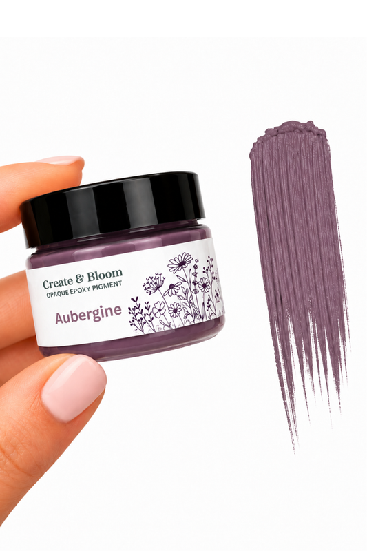 Aubergine Limited Edition – Opaque Epoxy Resin Pigment Paste!