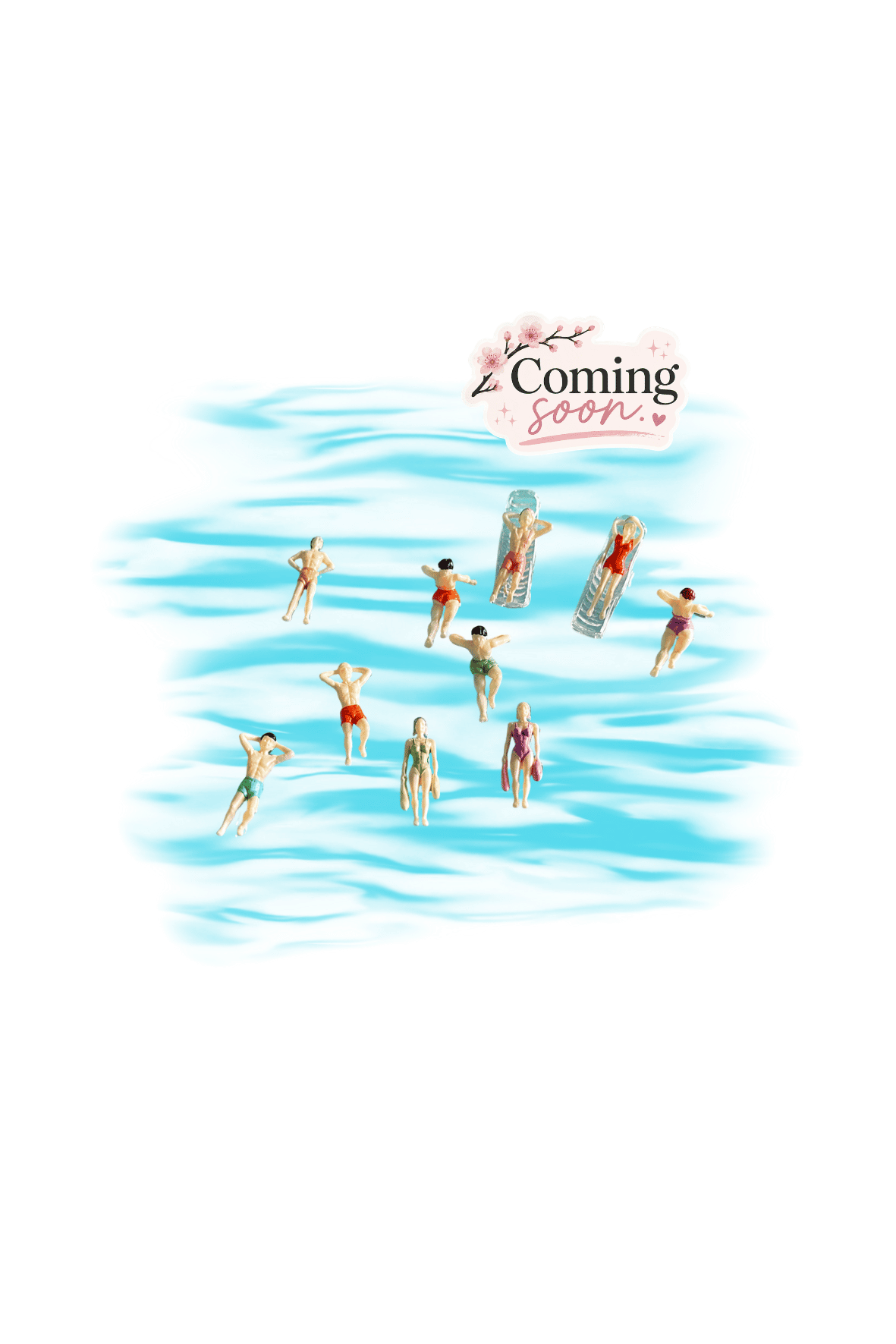 Poolside Posers – Swimming Pool Miniature Figures for Resin Art & Dioramas!