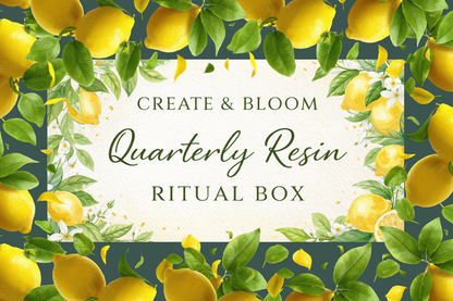 Create & Bloom Resin Ritual Box 'Issue One' – Epoxy Resin Craft Experience