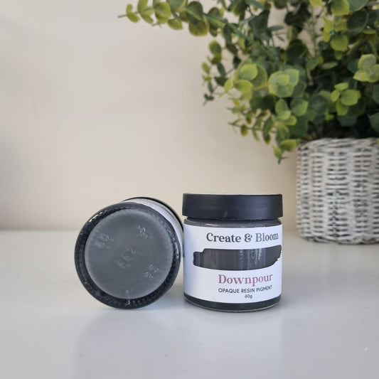 Opaque Resin Pigment: Downpour Grey!